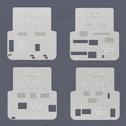 Lanrui LCD Screen Display IC Protection BGA Reballing Stencils for iPhone 11-16 Pro Max, Welding Protection & Insulation Tools