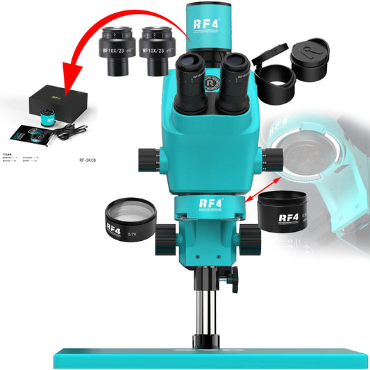 RF4 S9R-A6 7-74X Microscope Configuration Options