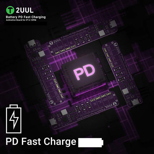 Placa de activación y carga rápida PD para baterías 2UUL BT01, sin necesidad de desmontar, herramienta de reparación de carga rápida PD para modelos 6-15PM