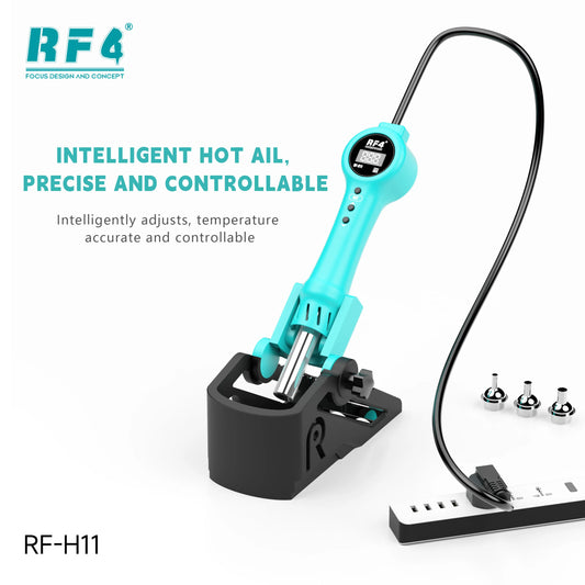 Estación de retrabajo por aire caliente RF4 RF-H11 con 4 boquillas