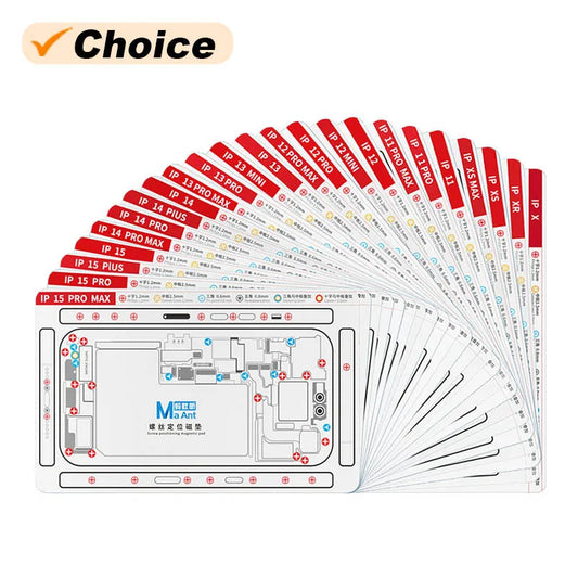 MAANT iPhone X-15 Magnetic Screw Positioning Mats