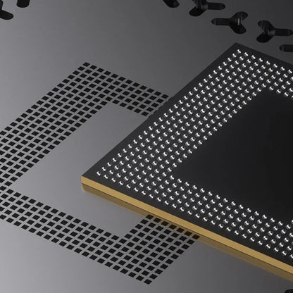 MECHANIC Juego de 9 plantillas compuestas UFO para reballing de chips BGA con orificio cuadrado, CPU Qualcomm/MTK, malla de acero para estañado