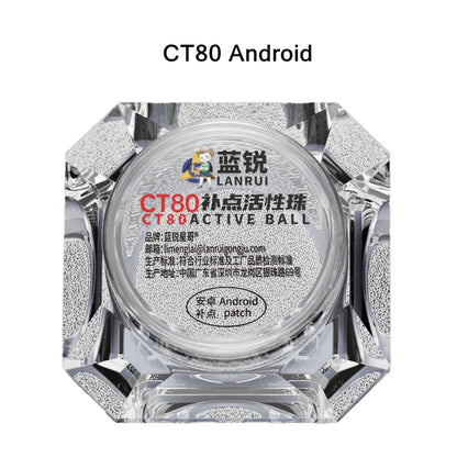 LANRUI CT60/CT80 Active Solder Balls 25K Micro BGA Repair Beads for IP Android Motherboard Fixing Lead-Free Welding Repair Balls