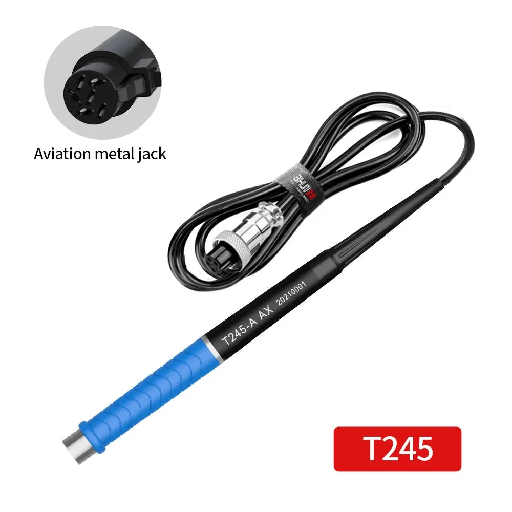 AiXun Solder Handle T12 T245 936 T210 T115 Station Handle For T3A T3B T420D Soldering Station Welding Iron Kit