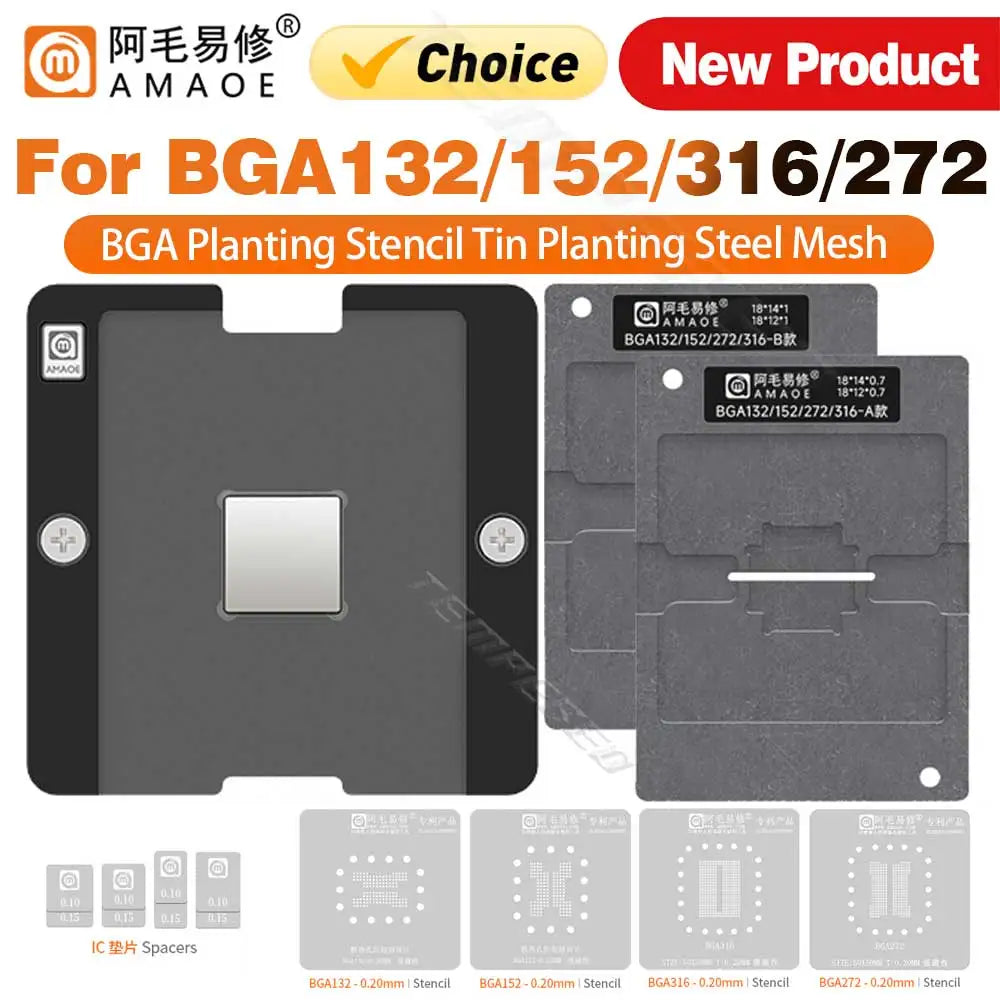 Plataforma de reballing AMAOE para SSD BGA132/152/272/316
