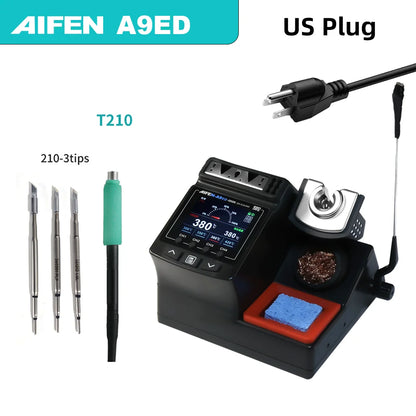 AIFEN A9ED Electronic Soldering Station C210 C245 Solder Iron Handle Welding Rework Tool for DIY And Electronics Rep