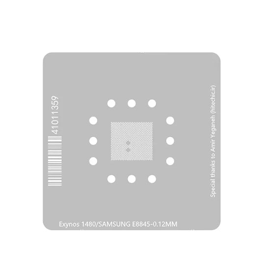 Plantilla BGA AMAOE Exynos 1480 S5E8845, 0,12 mm