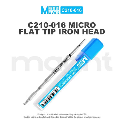 MaAnt C210-016 Curved Soldering Iron Tip
