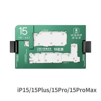 YCS Motherboard Layered Testing Frame For IP X XS 11 12 13 14 15 16 Pro Max Plus Middle Level Radio Frequency Function ISocket