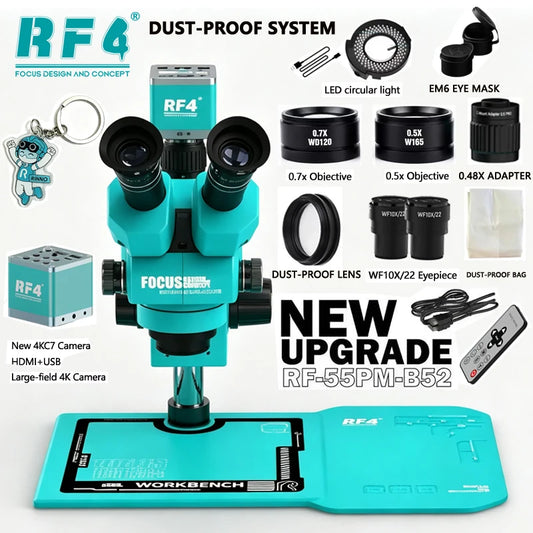 RF4 RF-55PM-B52 6.5-55X Microscope Kit Options