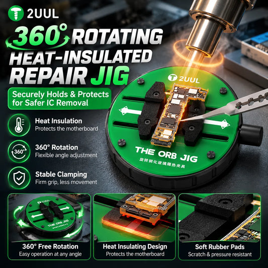 2UUL BH36 THE ORB JIG Portapiyezas giratorio para PCB