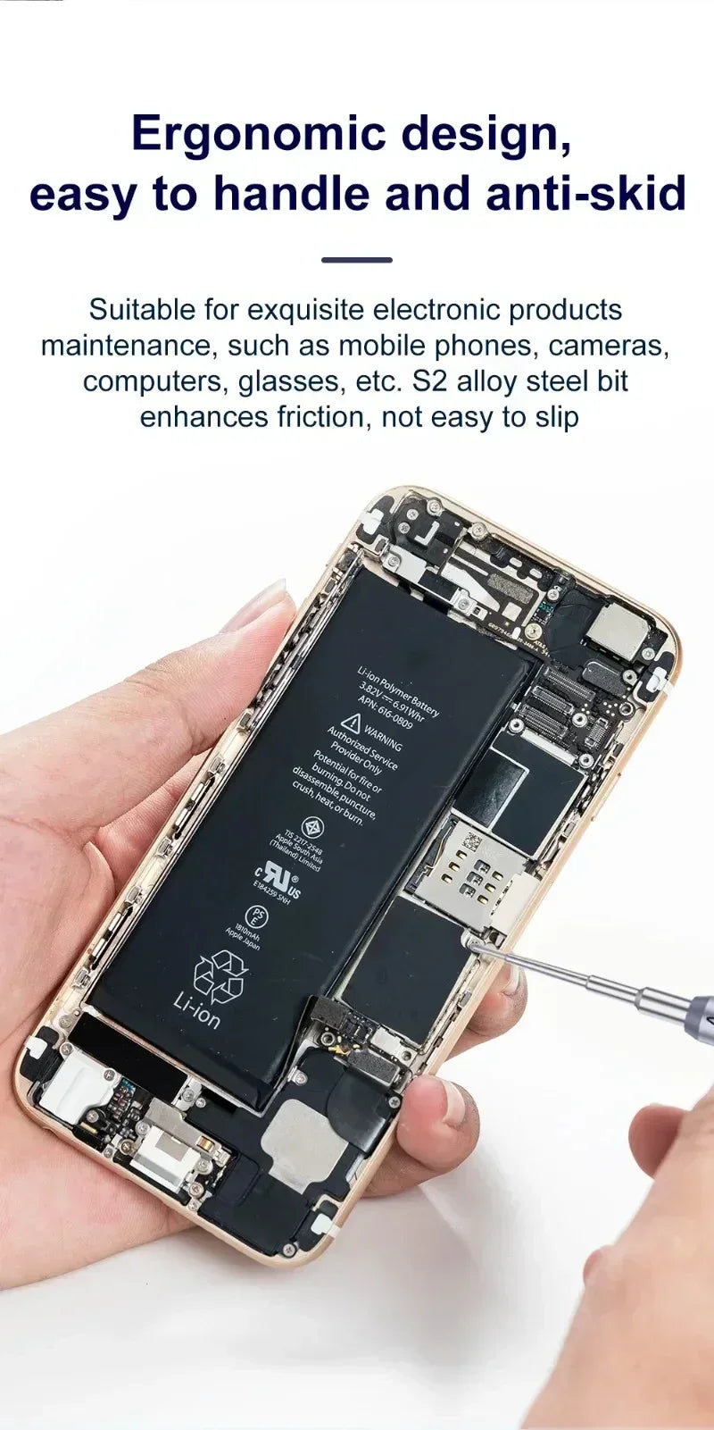 AIXUN Precision 2D Opening Tools Screwdriver kit Cross Triangle Hexagonal T2 for iphone samsung Repair Disassembly Tool set