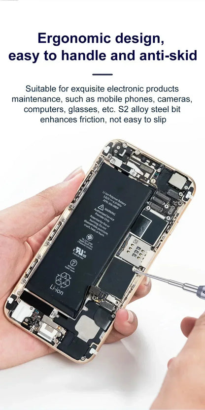 AIXUN Precision 2D Opening Tools Screwdriver kit Cross Triangle Hexagonal T2 for iphone samsung Repair Disassembly Tool set