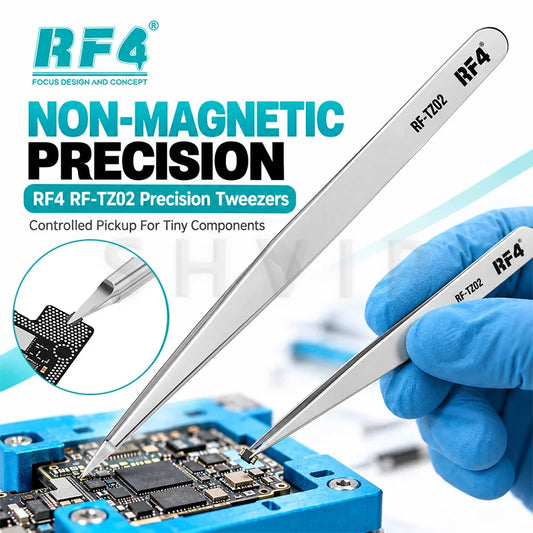 RF4 RF-TZ02 Stainless Steel Precision Tweezers