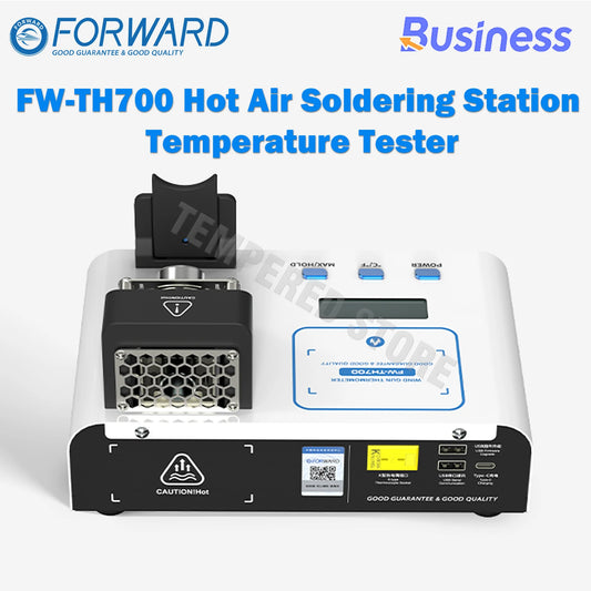 Estación de soldadura por aire caliente FORWARD FW-TH700 con pantalla LCD y probador de temperatura para soldar IC y PCB de placas base de teléfonos móviles, kit de herramientas