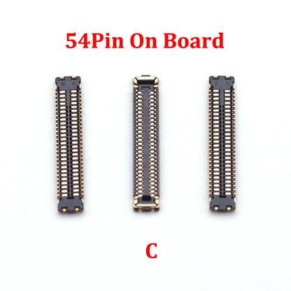 5Pcs For IPad 7 8 9 Pro 10.2 7th 8th 9th A2270 A2602 A2197 A2198 42 54 Pin Touch LCD Display Screen FPC Connector Plug Board