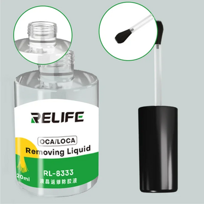 RELIFE RL-8333 20ml LCD Screen Repair Adhesive Remover Liquid for Phone Motherboard Repair Safe Non-Corrosive Glue Dissolver
