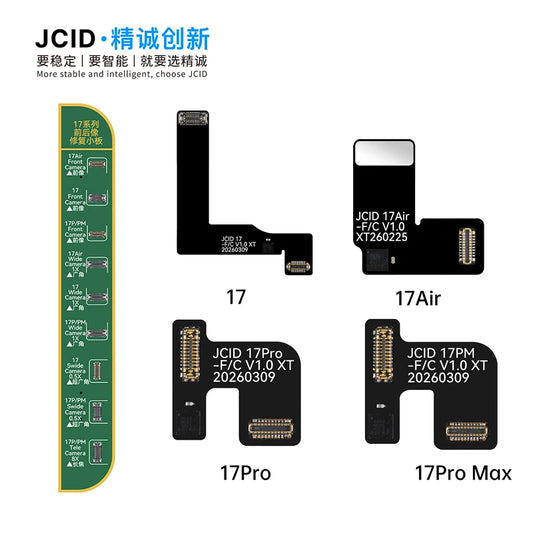 FPC de reparación de cámara frontal JCID JC Tag-on para iPhone 14-17PM, resuelve los problemas de coincidencia de código y ventanas emergentes sin herramientas de soldadura