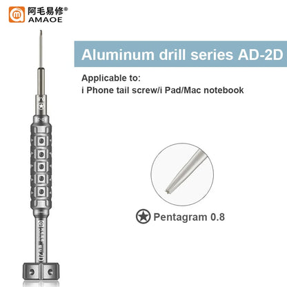 Amaoe AD-2D & AD-3D Precision Screwdriver with S2 Steel Bit for Phone Repair