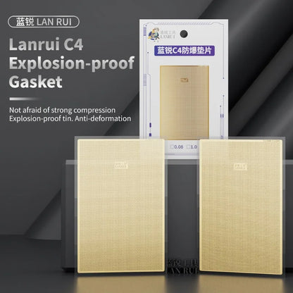 LANRUI C4 Explosion-Proof Gasket for Phone Mainboard Middle Frame Repair Welding Prevent Short Circuit/Improve Soldering Succes