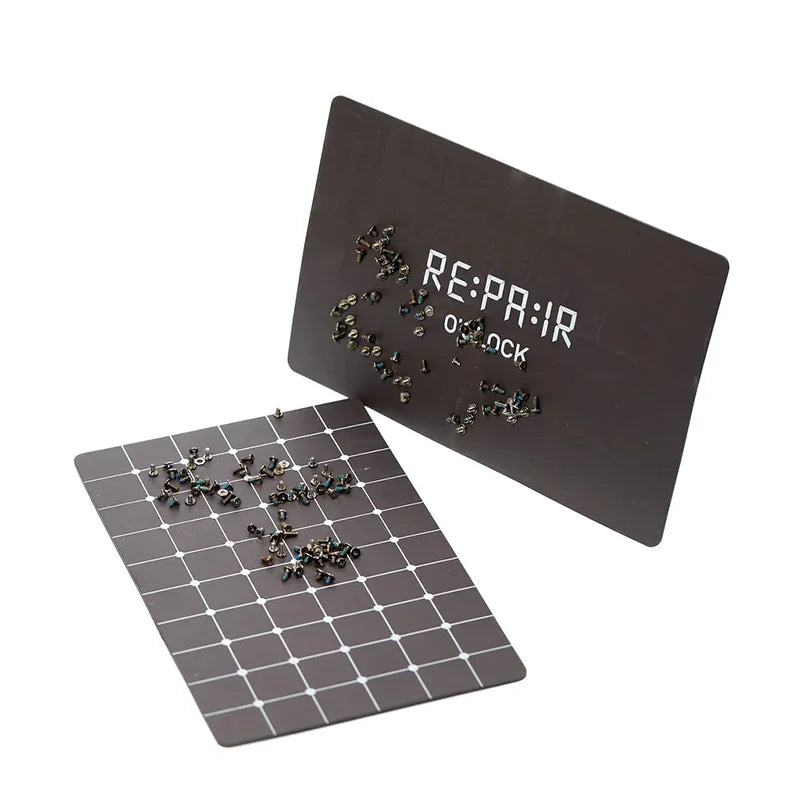 2UUL Repair Oclock ST99 Black Magnetic Work Mat 155Mm*98Mm Multi-Functional Design For Phone Repairs Small Component Handling