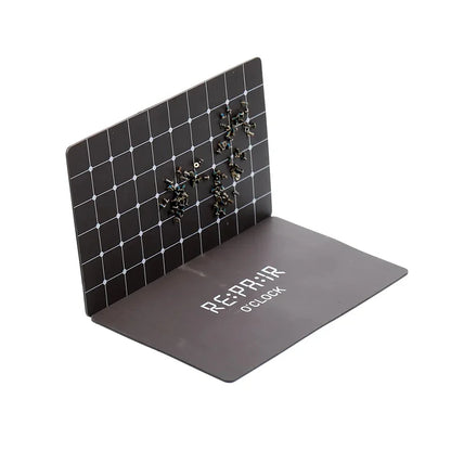 2UUL Repair Oclock ST99 Black Magnetic Work Mat 155Mm*98Mm Multi-Functional Design For Phone Repairs Small Component Handling