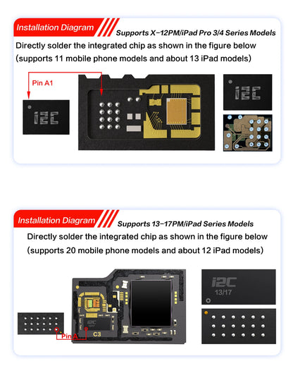 I2C Face ID Dot Projector Repair Chips - 10-Piece Options