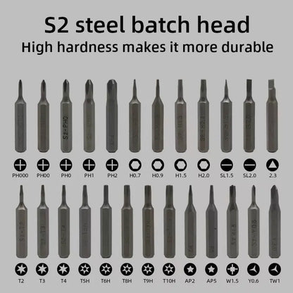 NASAN Rechargeable Precision Screwdriver with 25 Bits