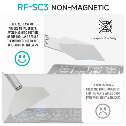 RF4 RF-SC3 Non-Magnetic Solder Spatula for PCB and IC Repair