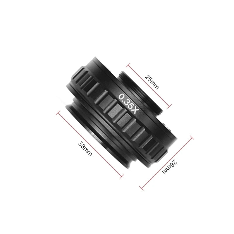 Adaptador ajustable AMAOE para cámara de microscopio con montura C y TV (0,35X/0,4X/0,5X)