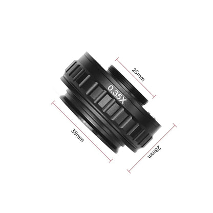 Adaptador ajustable AMAOE para cámara de microscopio con montura C y TV (0,35X/0,4X/0,5X)