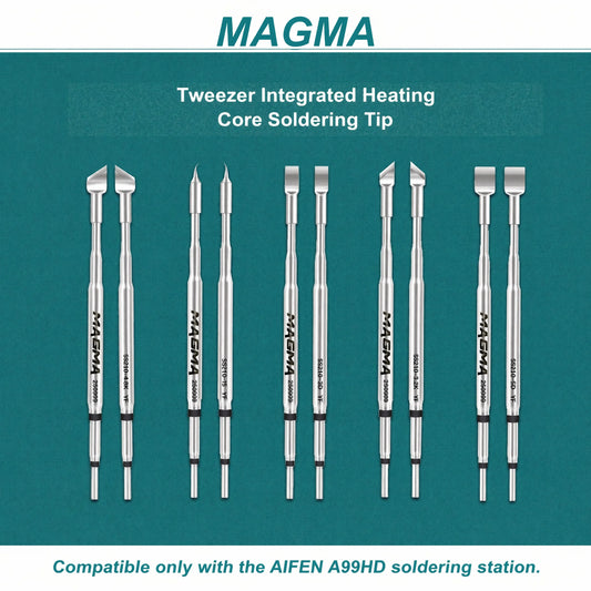 Puntas de pinzas AIFEN-A99HD compatibles con mango de pinzas 210, estación de soldadura, soldador y pinzas 210.