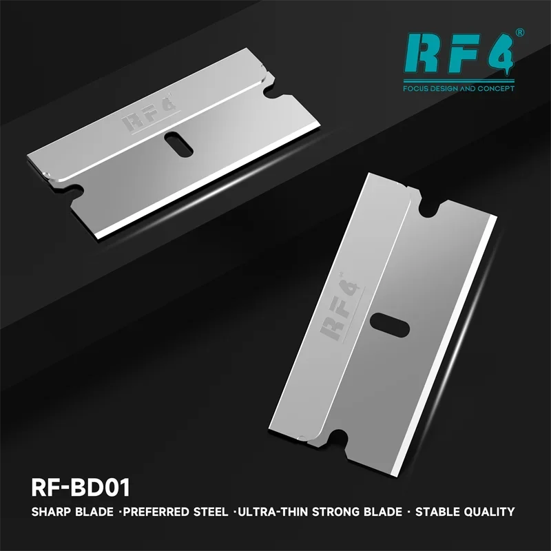 Cuchillas para eliminación de adhesivo de pantalla RF4 RF-BD01, 100 unidades
