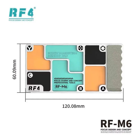 RF4 RF-M6 Magnetic Screw Pad and Tool Sharpening Stone