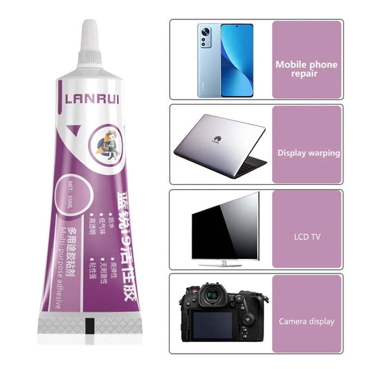 LANRUI i9 para reparación, 25 ml, sellador para marcos de pantallas de teléfonos móviles, pegamento especial para reparación de pantallas externas y reparación de vidrios de tapas traseras
