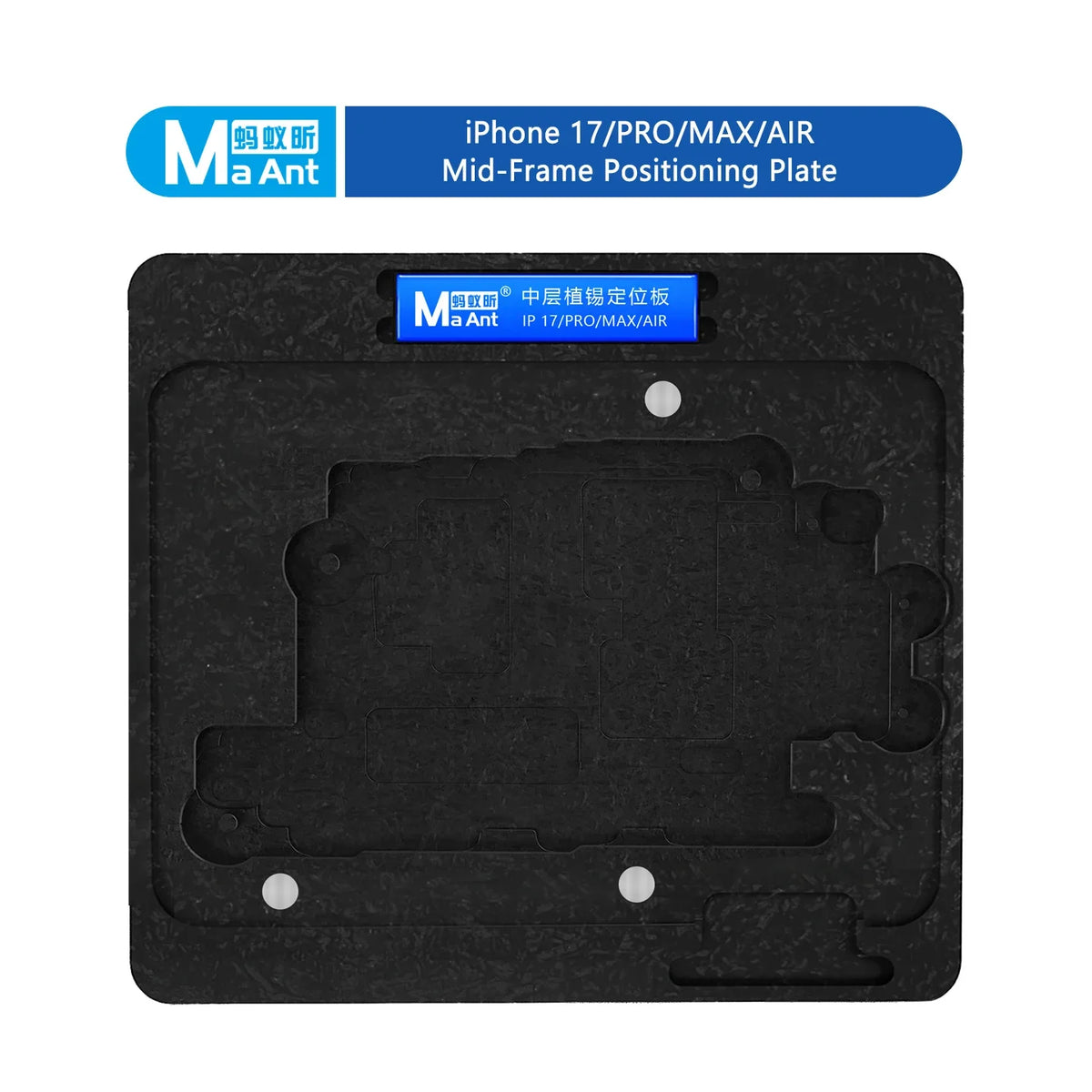 Plataforma MAANT para reballing de la capa intermedia de iPhone X-17