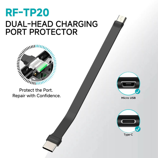 RF4 RF-TP20 USB-C and Micro USB Charging Port Protector
