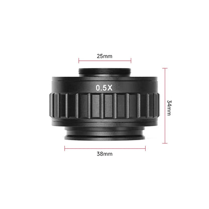 Adaptador ajustable AMAOE para cámara de microscopio con montura C y TV (0,35X/0,4X/0,5X)