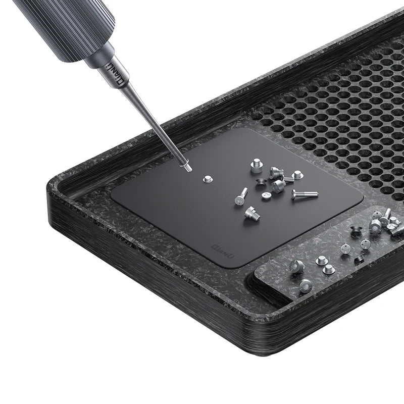 Bandeja de almacenamiento vertical para tornillos Qianli, magnética de dureza suave y firme, organizador de alta eficiencia para tornillos de teléfono