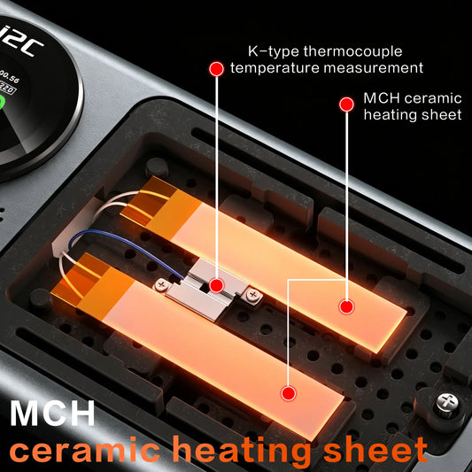 i2C T30 Intelligent Desoldering Heating Station Ceramic Fast Heating For Phones Motherboard Layer Disassembly PCB Repair Tools