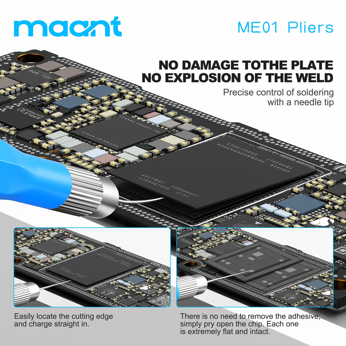 MAANT ME01 Nonmagnetic IC Prying Needle