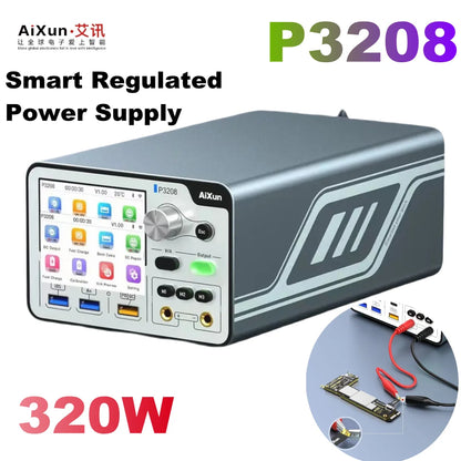AIXUN P3208 Intelligent Regulated Power Supply For iPhone 7-16 PRO MAX Android Motherboard Battery Testing Mobile Phone Repair