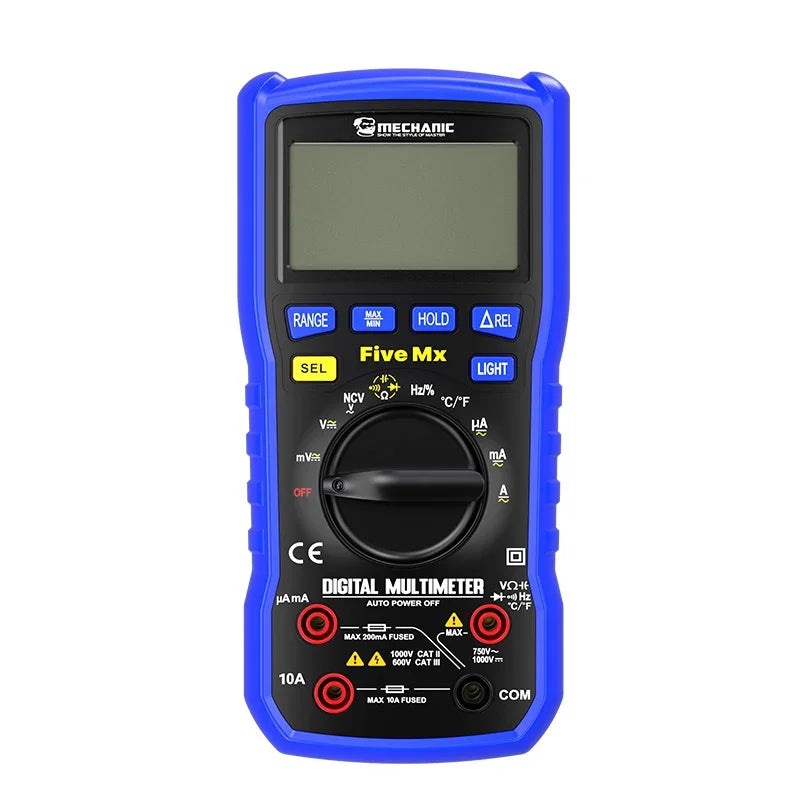 MECHANIC Five MX Four-Bit Semi Digital Multimeter for Mobile Phone Repair High Precision Temperature Detection Multimeter
