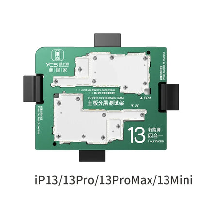YCS Motherboard Layered Testing Frame For IP X XS 11 12 13 14 15 16 Pro Max Plus Middle Level Radio Frequency Function ISocket