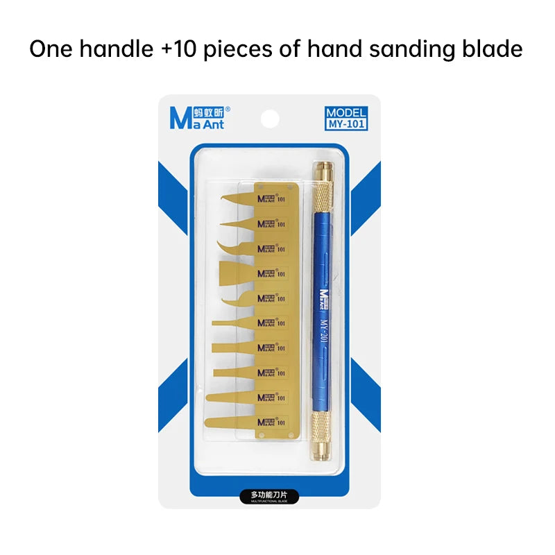 MaAnt MY-101 Multifunctional CPU IC Glue Removal Knife Handle for Mobile Phone Repair Motherboard NAND CPU Cleaning Prying Tool