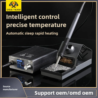 OSS T12-X PLUS Soldering Station Electronic Soldering Iron With T12 Tips For PCB Repair Phone Board Welding Repair Tools