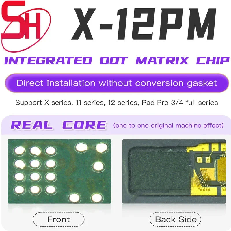 Luban Dot Matrix Chip IC Face ID Repair Projector For Iphone 11 12 13 14 15 16 17Pro MAX/Mini X XR XSmax Pad Burning IC Replace