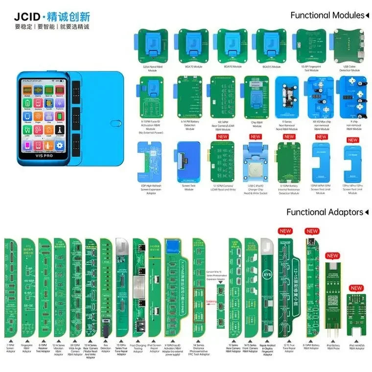 JCID V1S Pro Multifunctional Programmer Kit for iPhone & iPad Repair