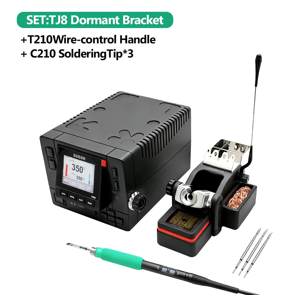 SUGON T66 230W Soldering Station Intelligent Dual Rework Station Fast Heating Welding Machine 7 Languages Phone PCB Repair Tools