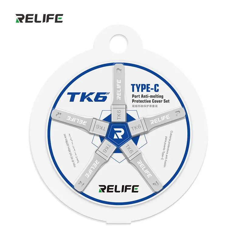 RELIFE TK6 Precisely Fits Type-C Interface Protect The Tail Plug From Damage and High-temperature Resistant Material Tools